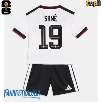 Germania Leroy Sane #19 Echipament de Fotbal Replică Mondial 2026 Copii Acasa (+ Șorturi)